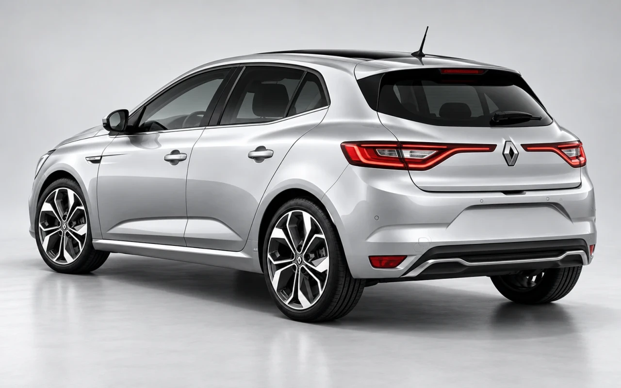 Renault Megane arka 3/4 görünüm