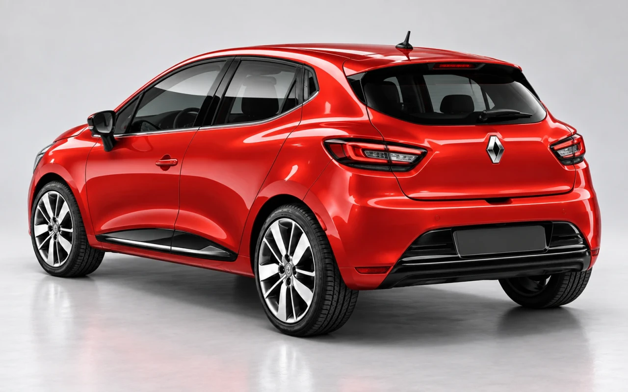 Renault Clio arka 3/4 görünüm