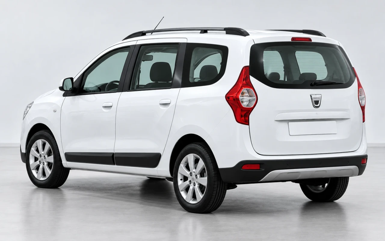 Dacia Lodgy arka 3/4 görünüm