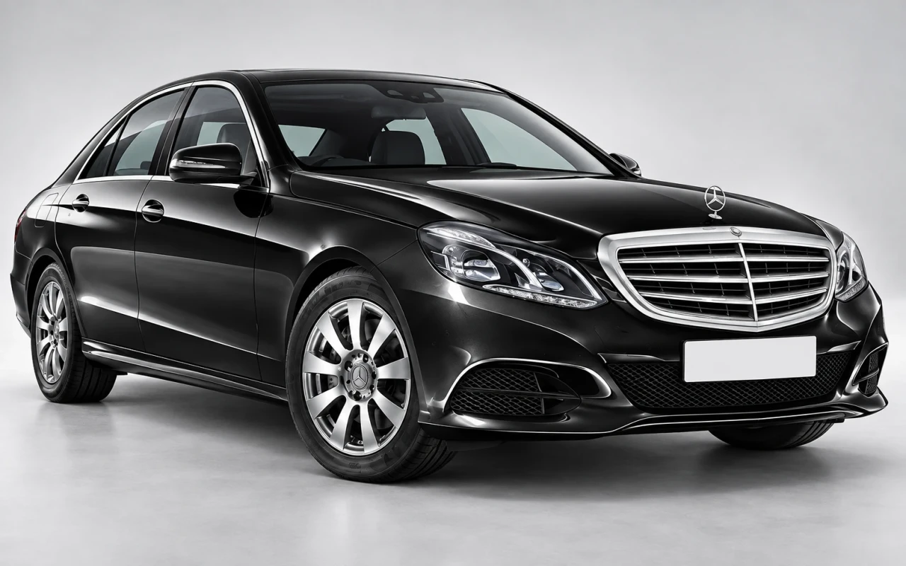 Mercedes E200 ön 3/4 görünüm
