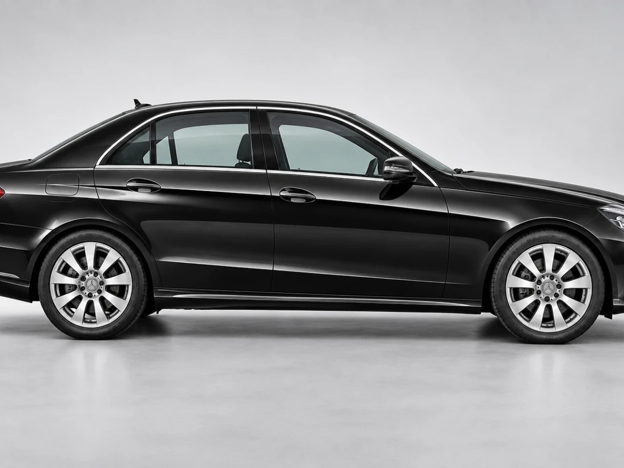 Mercedes E200 yan görünüm