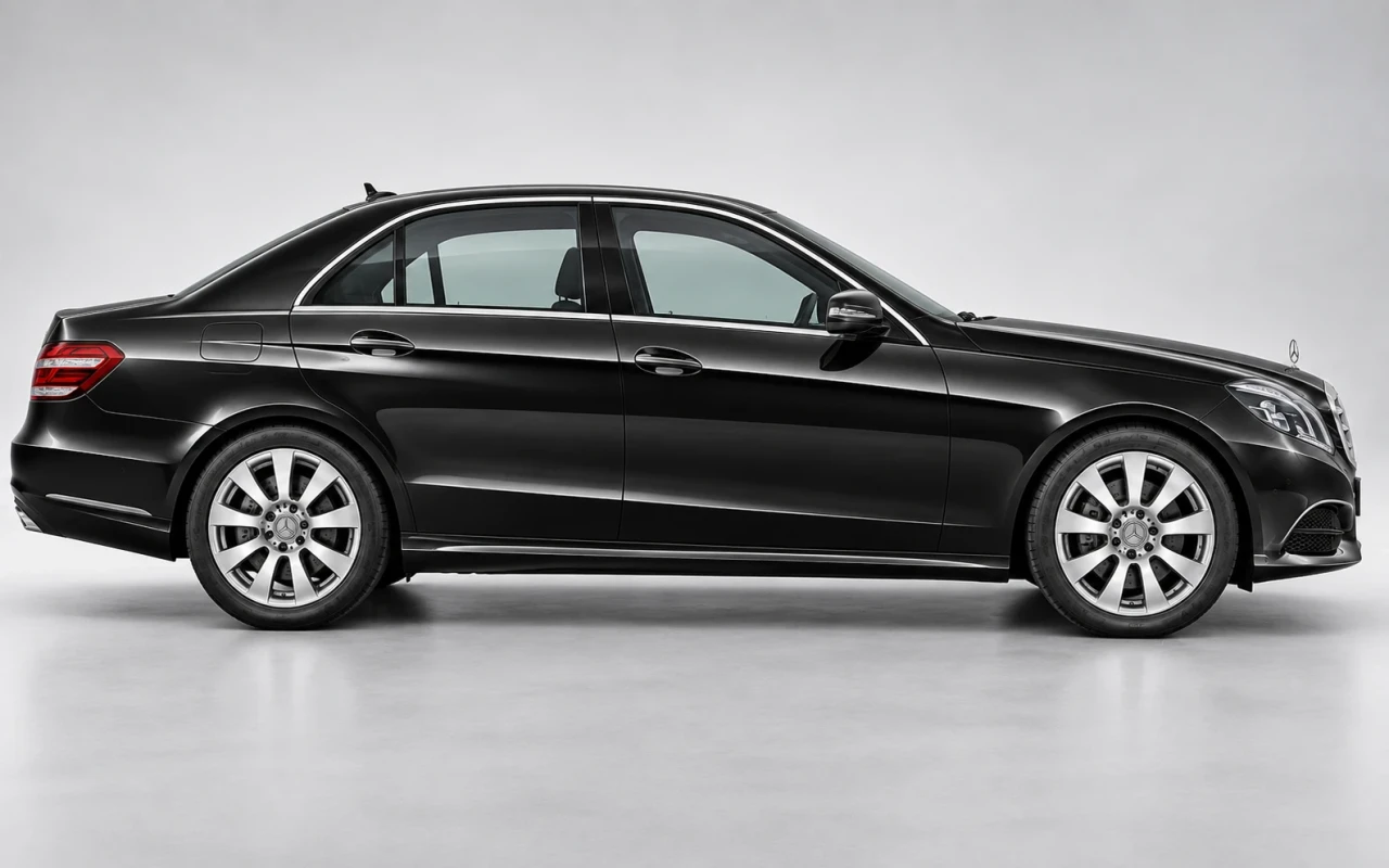 Mercedes E200 yan görünüm