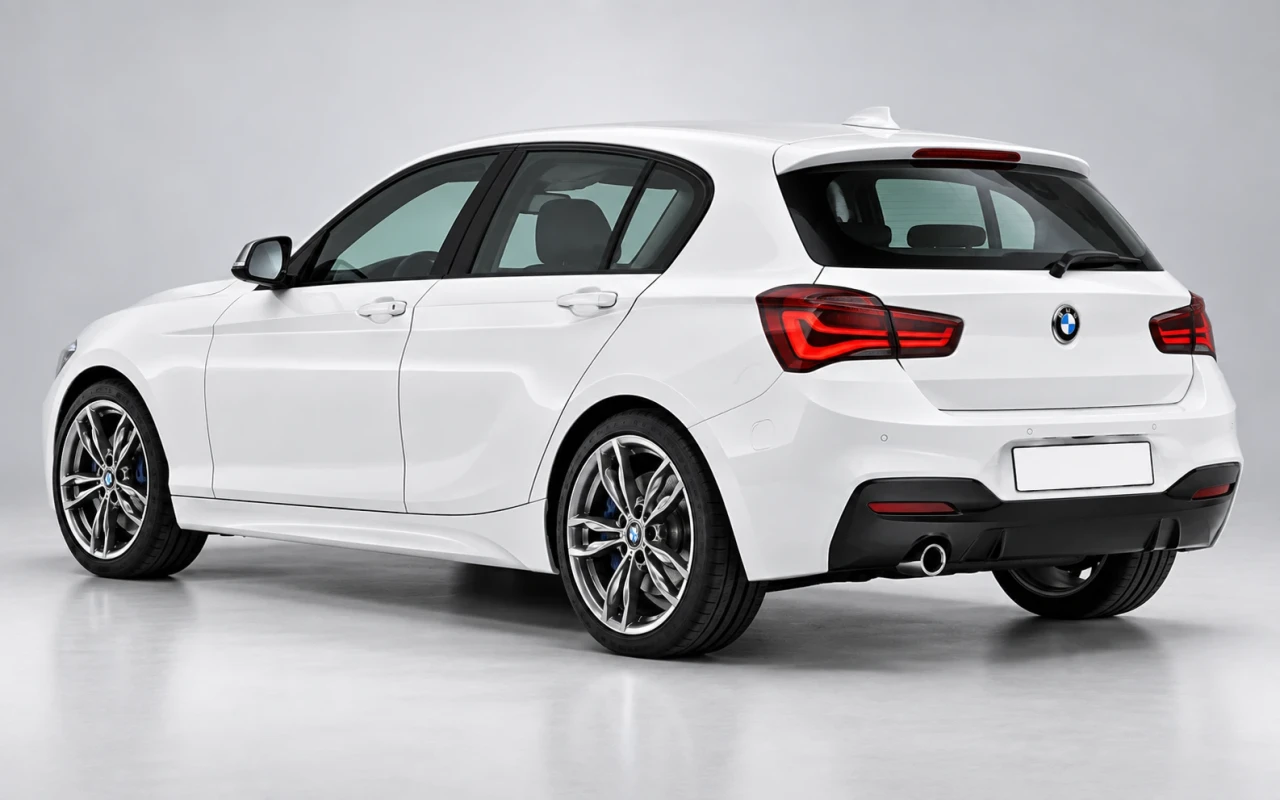 BMW 1.16 arka 3/4 görünüm