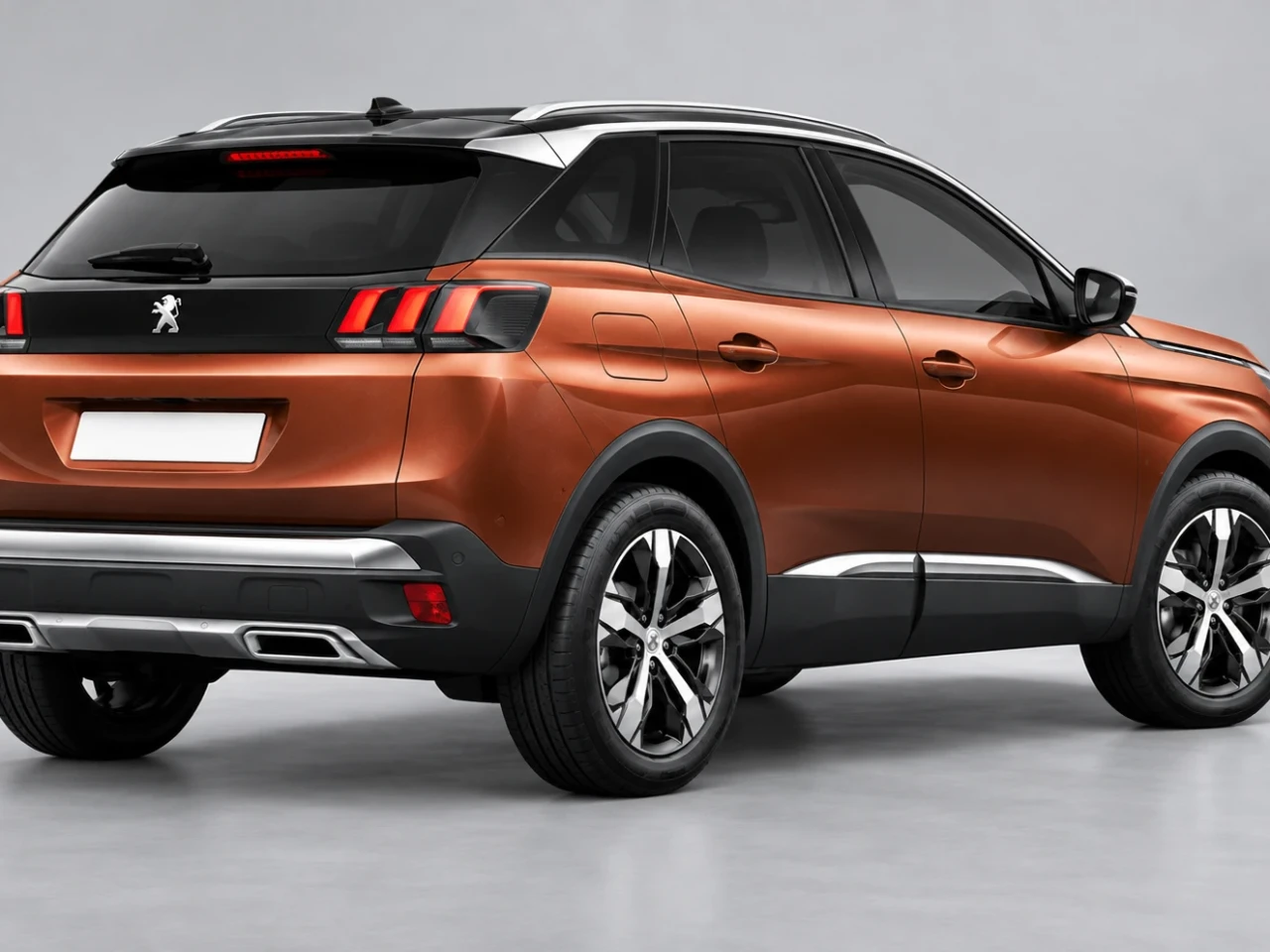 Peugeot 3008 arka 3/4 görünüm