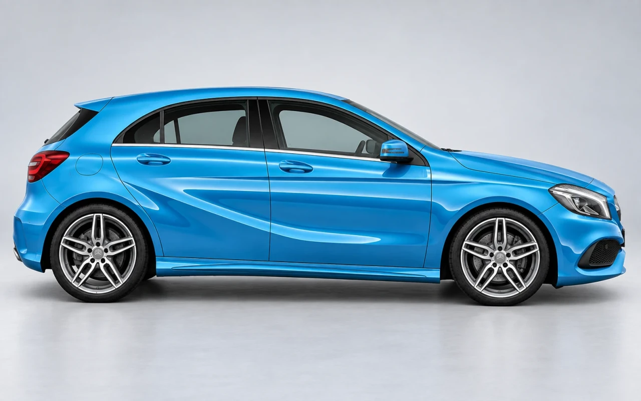 Mercedes A180 yan görünüm