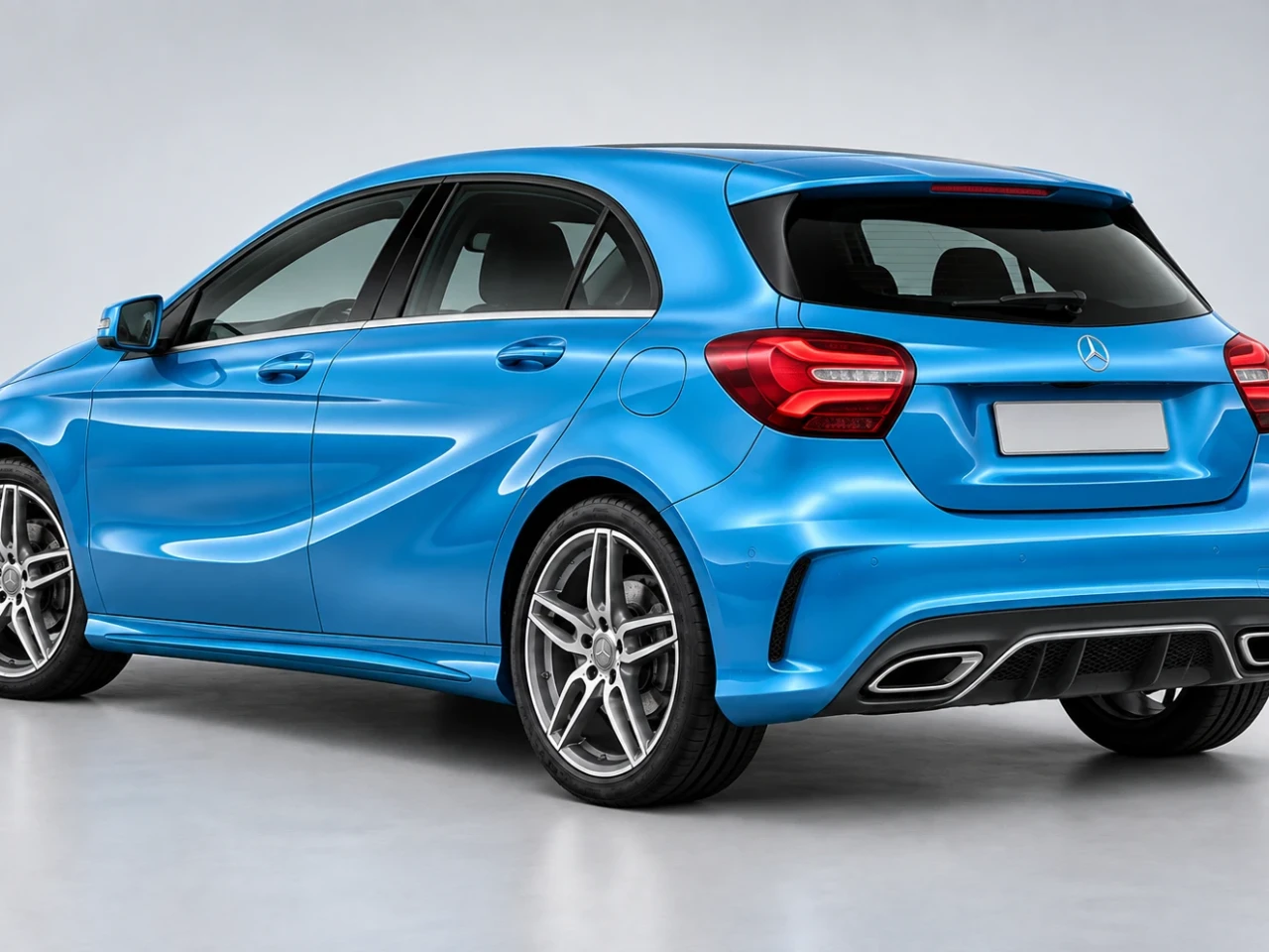 Mercedes A180 arka 3/4 görünüm
