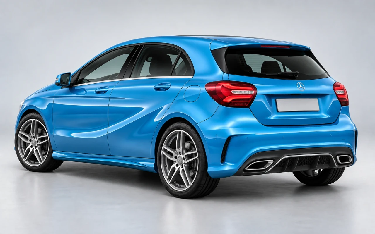Mercedes A180 arka 3/4 görünüm