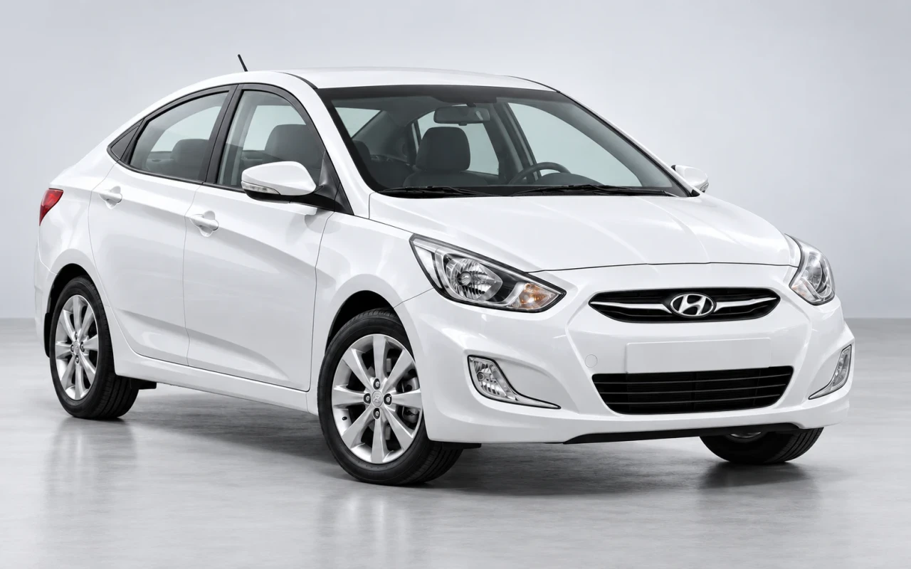 Hyundai Accent Blue Otomatik ön 3/4 görünüm