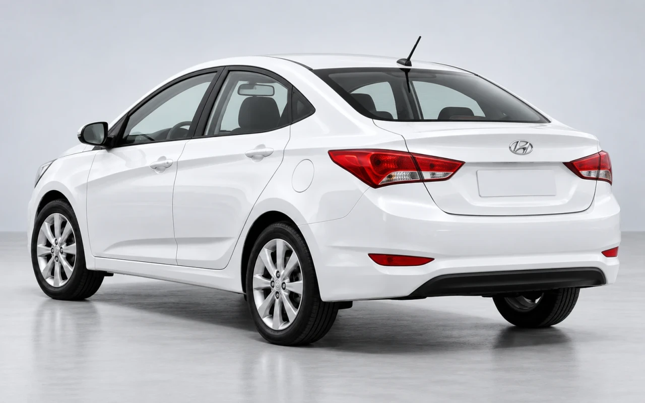 Hyundai Accent Blue Otomatik arka 3/4 görünüm