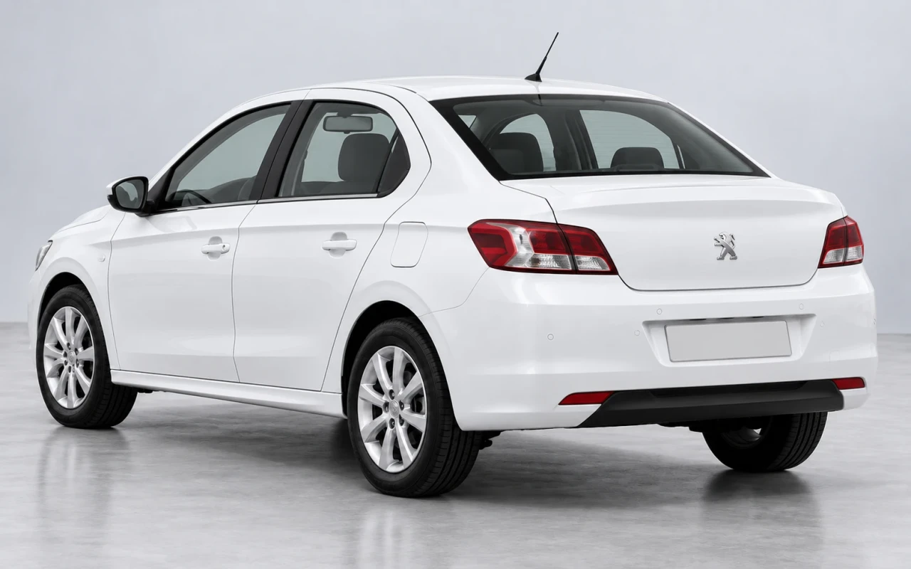 Peugeot 301 arka 3/4 görünüm