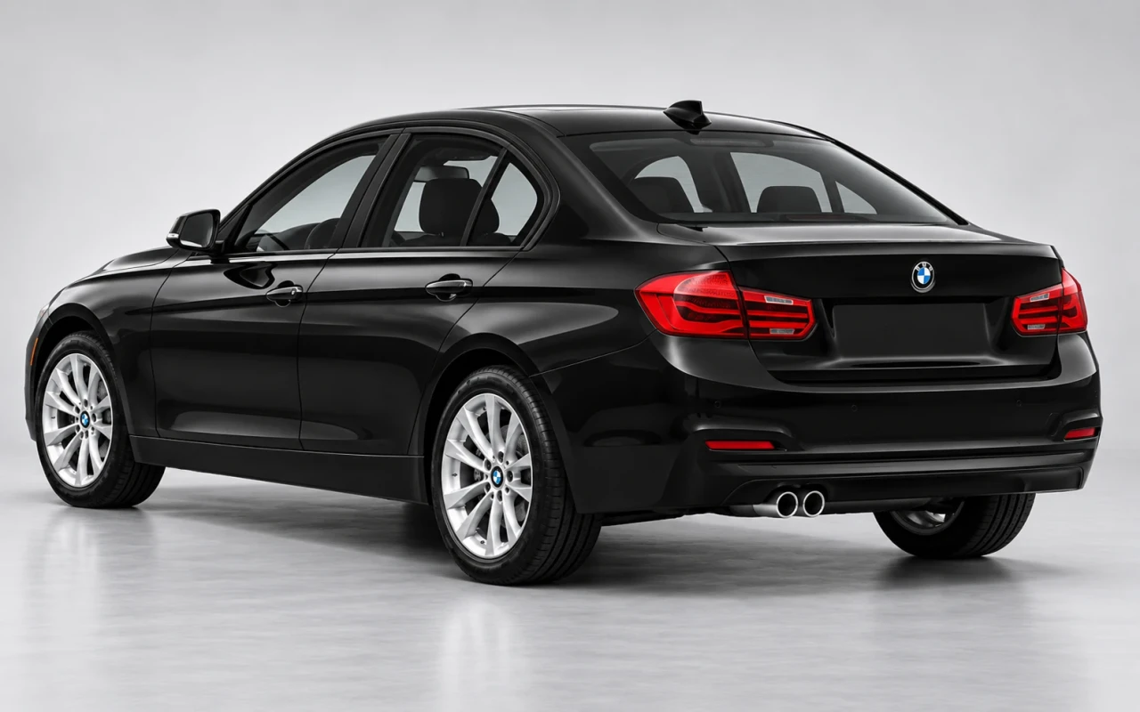 BMW 3.20 arka 3/4 görünüm