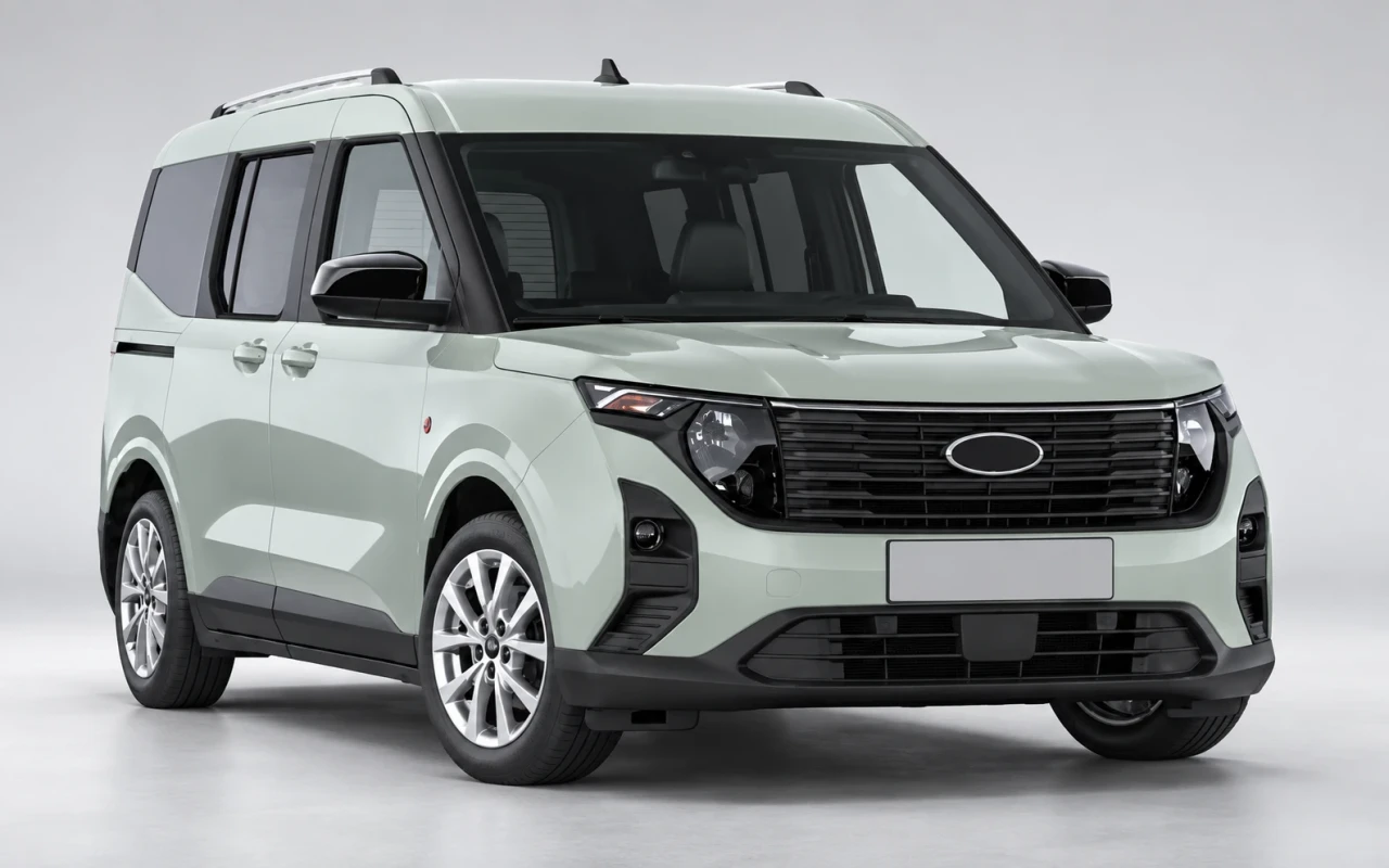 Ford Tourneo Courier Dizel ön 3/4 görünüm